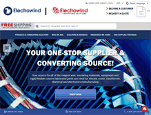 Tablet Screenshot of electro-wind.com